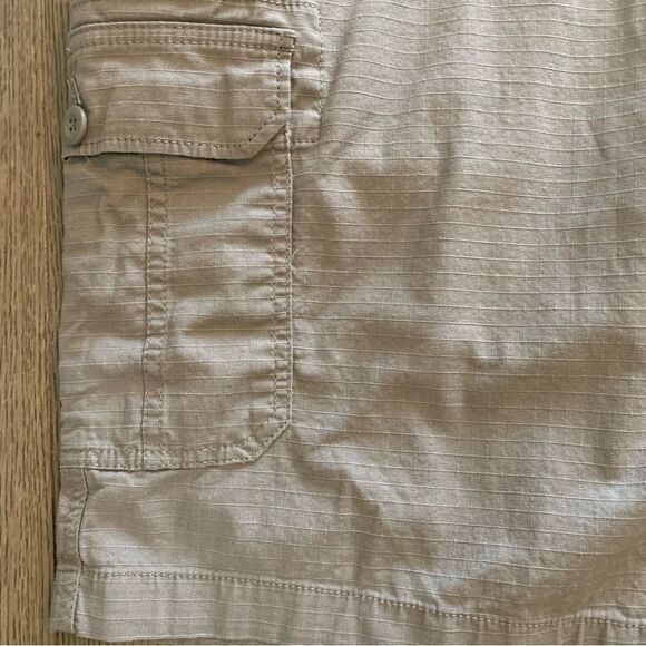 WEAR FIRST SHORTS MENS SIZE 42 KHAKI TAN RIPSTOP CARGO COTTON SPANDEX. - Picture 4 of 12